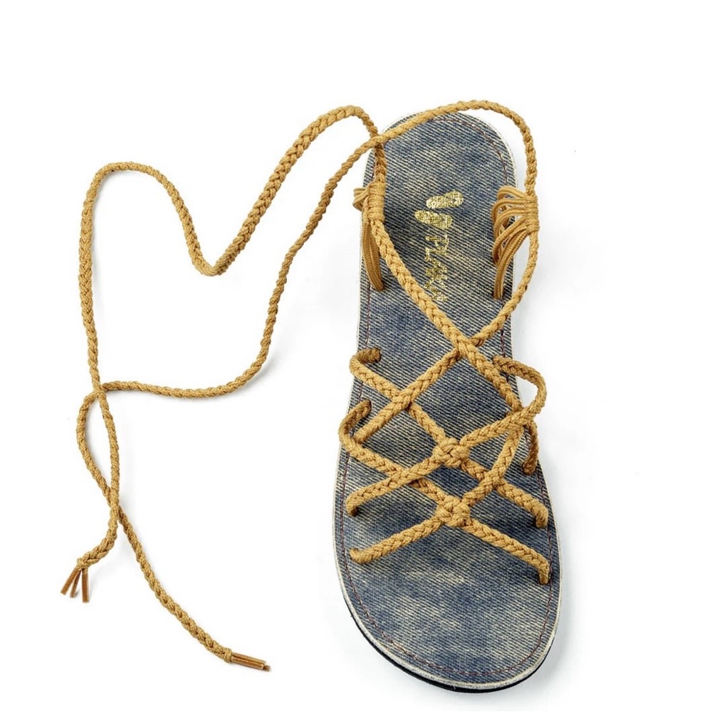 New! Stylish Gladiator Sand color Tan Braided Sandals